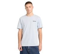 T-Shirt TIMBERLAND "Bear Graphic ShortSleeve Tee", Jungen, Gr. M, skyway, Obermaterial: 100% Baumwolle, Shirts T-Shirt, bequeme Passform, Kurzarmdesign, für Sportmode und Outdoormode (21516443-M) skyw