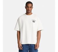T-Shirt TIMBERLAND "Beef&Broccoli Graphic Tee", Herren, Gr. XXL, weiß (vintage weiß), Obermaterial: 100% Baumwolle, Shirts T-Shirt, mit Grafik-Print, aus Baumwolle, auch in großen Größen (46357505-XXL
