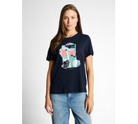 Tom Tailor - T-Shirt mit Print sky captain blue - Gr. - XXL