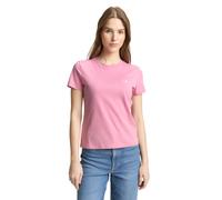 Denim Tom Tailor - T-Shirt mit Stickerei soft blush rose - Gr. - M
