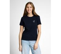 Denim Tom Tailor - T-Shirt mit Stickerei sky captain blue - Gr. - XS