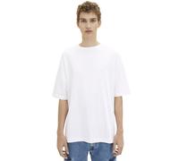 Tom Tailor Denim Herren Oversized T-Shirt Basic Weiß XXL