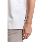 Tom Tailor T-Shirt mit Piqué-Struktur, Stretch Weiß XXXL