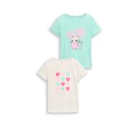 Kinder T-Shirt mit Print im 2-er Pack