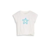 tom tailor kids - T-Shirt mit Knoten-Detail whisper white - Gr. - 92/98