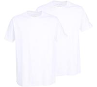 T-Shirt TOM TAILOR "Ohio", Herren, Gr. XL, weiß, Single Jersey, Obermaterial: 100% Baumwolle, unifarben, Basic, bequem hüftlang, Rundhals, Shirts T-Shirt, Kurzarm, Rundhalsausschnitt, basic, locker, e