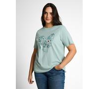 Tom Tailor - Plus Size - T-Shirt aus Baumwolle blue haze - Gr. - 48
