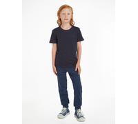 Tommy Hilfiger Jungen Boys Basic Cn Knit S/S Kb0kb04140 Kurzarm Strickoberteile, Blau (Sky Captain), 4 Jahre EU