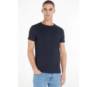 Tommy Hilfiger Herren T-Shirt Kurzarm Core Stretch Slim Fit, Blau (Desert Sky), 3XL