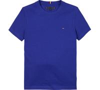T-Shirt TOMMY HILFIGER "ESSENTIAL COTTON TEE S/S", Jungen, Gr. 3 (98), blau (wedge blau), Single Jersey, Obermaterial: 100% Baumwolle, unifarben, regular fit, Rundhals, abgesteppt, Shirts T-Shirt, mit