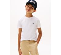 Tommy Hilfiger Boys Essential Cotton Reg Fit Tee Ss KB0KB06879 Other Tops, Weiß (Weiß), 5 Jahre