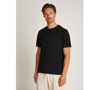 Tommy Hilfiger Herren T-Shirts Kurzarm Essential Regular Fit Rundhalsausschnitt, Schwarz (Black), M