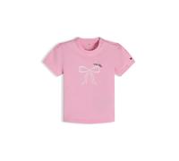 T-Shirt TOMMY HILFIGER, Jungen, Gr. 62, pink (classic pink), Jersey, Obermaterial: 93% Baumwolle, 7% Elasthan, unifarben, regular fit normal, Rundhals, eingesetzt abgesteppte Kante, Shirts T-Shirt, fü