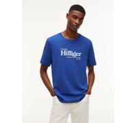 T-Shirt TOMMY HILFIGER "NAUTICAL CHEST GRAPHIC REGULAR", Jungen, Gr. XXL, pigment blau, Obermaterial: 100% Baumwolle, regular fit normal, Rundhals, Shirts T-Shirt (67063509-XXL) pigment blau