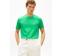 T-Shirt TOMMY HILFIGER "SCRIPT MONOGRAM SWIMSHOP", Herren, Gr. XL, jade wink, Single Jersey, Obermaterial: 100% Baumwolle, regular fit normal, Rundhals, Shirts T-Shirt, aus Jersey mit Logo-Stickerei (