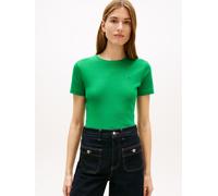 Tommy Hilfiger - Bekleidung Slim Cody C-Nk Ss - Grün - Größe L