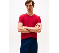 Slim Fit T-Shirt mit Logo-Stitching XXXL men Rot