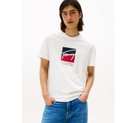 Tommy Hilfiger Tjm Reg Rwb Dna Tee Ecru Größe: S | Outlet | Herren | Braun