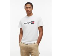 Tommy Jeans Entry Dna Kurzarm-t-shirt L Ecru