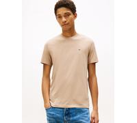 T-Shirt TOMMY JEANS "TJM XSLIM JASPE HTR TEE EXT", Herren, Gr. XXXL, coastal taupe htr, Single Jersey, Obermaterial: 60% Baumwolle, 40% Polyester, Basic, slim fit normal, Rundhals, Kurzarm eingesetzt