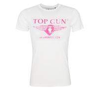 T-Shirt TOP GUN "Beach TG20191071", Damen, Gr. 56XXL, pink, Obermaterial: 100% Baumwolle, Shirts T-Shirt (74358439-XXL) pink