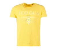 T-Shirt TOP GUN "Bling TG20193018" Gr. 3XL, gelb (yellow) Herren Shirts (79554440-XXXL) yellow