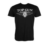 T-Shirt TOP GUN "TG20201045", Herren, Gr. 50M, schwarz, Obermaterial: 100% Baumwolle, Shirts T-Shirt (40178215-M) schwarz