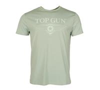 T-Shirt TOP GUN "TG20201045", Jungen, Gr. 52L, blau (dusty blau), Obermaterial: 100% Baumwolle, Shirts T-Shirt (53218040-L) dusty blau