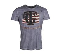 T-Shirt TOP GUN "TG20201113", Damen, Gr. 56XXL, grau (dove), Obermaterial: 100% Baumwolle, Shirts T-Shirt (13662566-XXL) dove