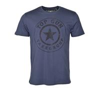 T-Shirt TOP GUN "TG20212110", Damen, Gr. 48S, blau (navy), Obermaterial: 100% Baumwolle, Shirts T-Shirt (91423016-S) navy
