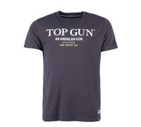 T-Shirt TOP GUN "TG20213002" Gr. 52 (L), blau (navy) Herren Shirts (20135354-L) navy