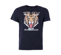 T-Shirt TOP GUN "TG20213017", Damen, Gr. 48S, schwarz, Obermaterial: 100% Baumwolle, Shirts T-Shirt (46304715-S) schwarz