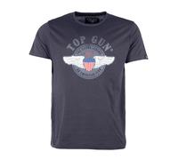 T-Shirt TOP GUN "TG20213023", Jungen, Gr. 48S, blau (navy), Obermaterial: 100% Baumwolle, Shirts T-Shirt (23925938-S) navy
