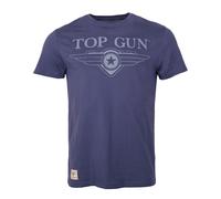 T-Shirt TOP GUN "TG20213038", Damen, Gr. 48S, blau (navy), Obermaterial: 100% Baumwolle, Shirts T-Shirt (27335805-S) navy