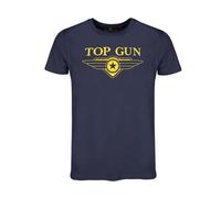 T-Shirt TOP GUN "TG2024002", Herren, Gr. 52L, blau (navy), Obermaterial:100% Baumwolle, Shirts T-Shirt (69019951-L) navy