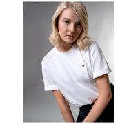 T-Shirt TRIGEMA "TRIGEMA Classic Tee", Damen, Gr. 4XL, weiß, Single Jersey, 100% Baumwolle, Basic, lang, Rundhals, Shirts T-Shirt (56151861-4XL) weiß