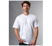 T-Shirt TRIGEMA "TRIGEMA Classic Tee", Herren, Gr. XXL, weiß, Single Jersey, 100% Baumwolle, Basic, lang, Rundhals, Shirts T-Shirt (98053337-XXL) weiß
