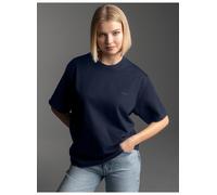 T-Shirt TRIGEMA "TRIGEMA Heavy Oversized T-Shirt", Damen, Gr. M, blau (navy), Single Jersey, 100% Baumwolle, Rundhals, Shirts T-Shirt (68794114-M) navy