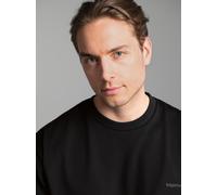 T-Shirt TRIGEMA "TRIGEMA Heavy Oversized T-Shirt", Herren, Gr. L, schwarz, 100% Baumwolle, Shirts T-Shirt (57007030-L) schwarz