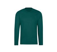 T-Shirt TRIGEMA "TRIGEMA Langarmshirt aus 100% Baumwolle", Herren, Gr. XL, efeu, 100% Baumwolle, Basic, Shirts T-Shirt (96558902-XL) efeu