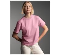 T-Shirt TRIGEMA "TRIGEMA Relaxed Fit T-Shirt", Damen, Gr. XXL, lila (lilie), 100% Baumwolle, Basic, Shirts T-Shirt (75722403-XXL) lilie