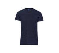 T-Shirt TRIGEMA "TRIGEMA Slim Fit T-Shirt aus DELUXE Baumwolle", Damen, Gr. S, blau (navy), 100% Baumwolle, Basic, Shirts T-Shirt (61854904-S) navy
