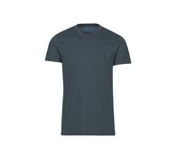 T-Shirt TRIGEMA "TRIGEMA Slim Fit T-Shirt aus DELUXE Baumwolle", Damen, Gr. S, grau (anthrazit), Single Jersey, 100% Baumwolle, Basic, normal, Rundhals, Shirts T-Shirt (22830204-S) anthrazit