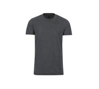 T-Shirt TRIGEMA "TRIGEMA Slim Fit T-Shirt aus DELUXE Baumwolle", Damen, Gr. XL, grau (anthrazit, melange), Single Jersey, 100% Baumwolle, Basic, normal, Rundhals, Shirts T-Shirt (19659820-XL) anthrazi