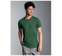 T-Shirt TRIGEMA "TRIGEMA Slim Fit T-Shirt aus DELUXE Baumwolle", Herren, Gr. XXL, grün (efeu), 100% Baumwolle, Basic, Shirts T-Shirt (59661039-XXL) efeu