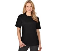 T-Shirt TRIGEMA "TRIGEMA T-Shirt aus 100% Baumwolle", Damen, Gr. S, schwarz, 100% Baumwolle, Basic, Shirts T-Shirt (31022543-S) schwarz