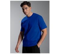 T-Shirt TRIGEMA "TRIGEMA T-Shirt aus 100% Baumwolle", Jungen, Gr. 3XL, blau (royal), Single Jersey, 100% Baumwolle, Basic, lang, Rundhals, Shirts T-Shirt (49848668-XXXL) royal