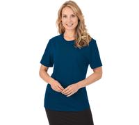 Trigema Damen 539202 T-Shirt, Blau (Saphir-C2C 552), Large