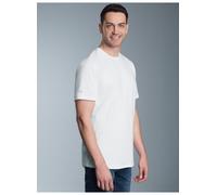 T-Shirt TRIGEMA "TRIGEMA T-Shirt aus 100% Biobaumwolle", Herren, Gr. 3XL, weiß (weiß, c2c), 100% Baumwolle (Bio-Baumwolle kbA), Basic, Shirts T-Shirt (45215047-XXXL) weiß, c2c