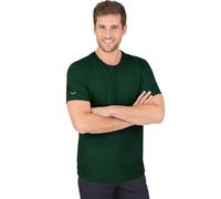 T-Shirt TRIGEMA "TRIGEMA T-Shirt aus 100% Biobaumwolle", Herren, Gr. L, grün (tanne, c2c), 100% Baumwolle (Bio-Baumwolle kbA), Basic, Shirts T-Shirt (72949429-L) tanne, c2c